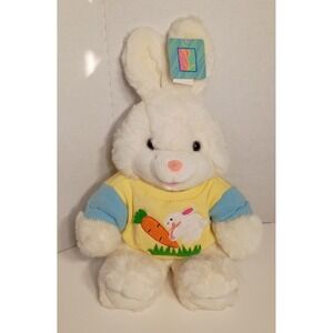 Kmart Bunny Rabbit Plush Animal Easter Vintage 21" White With Sweater NEW
